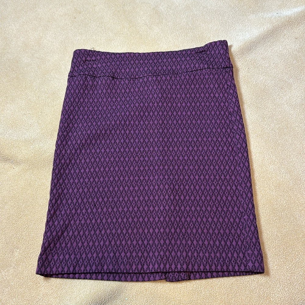 Margaret M purple pencil skirt